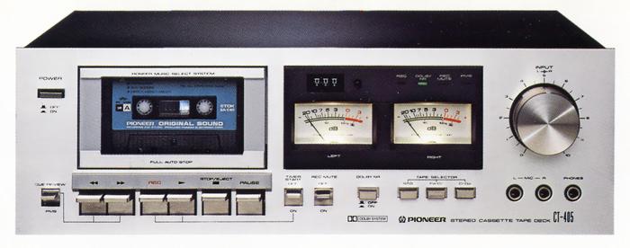 PIONEER/EXCLUSIVE/TAD CT-405